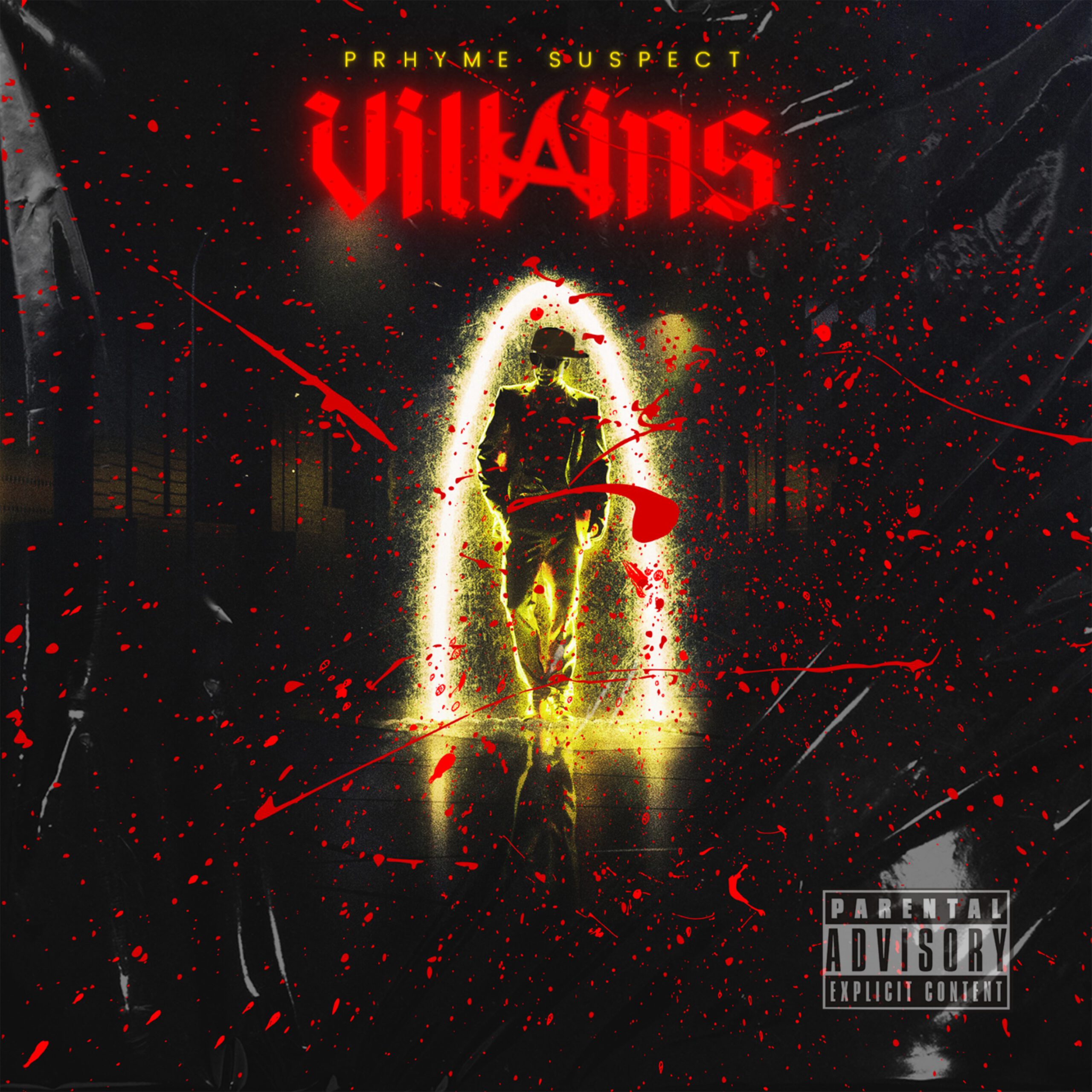 alt="Prhyme Suspect - Villains (2023,Garage Sale Records) COVER"
