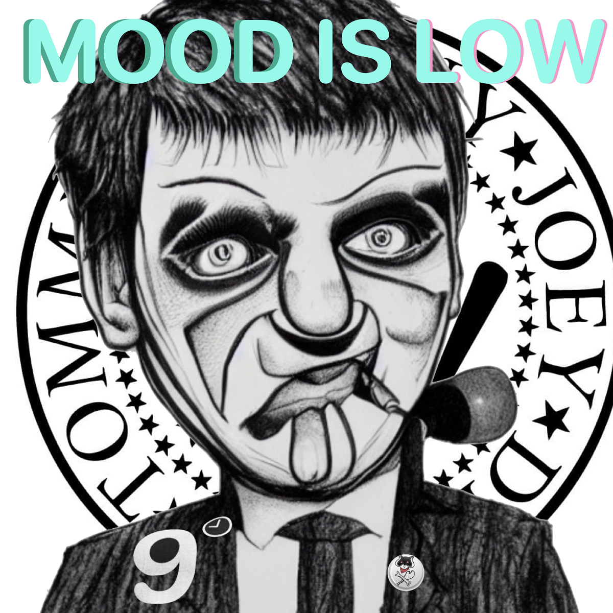 alt="9 o'clock nasty - mood is low (2023, unsigned) COVER"