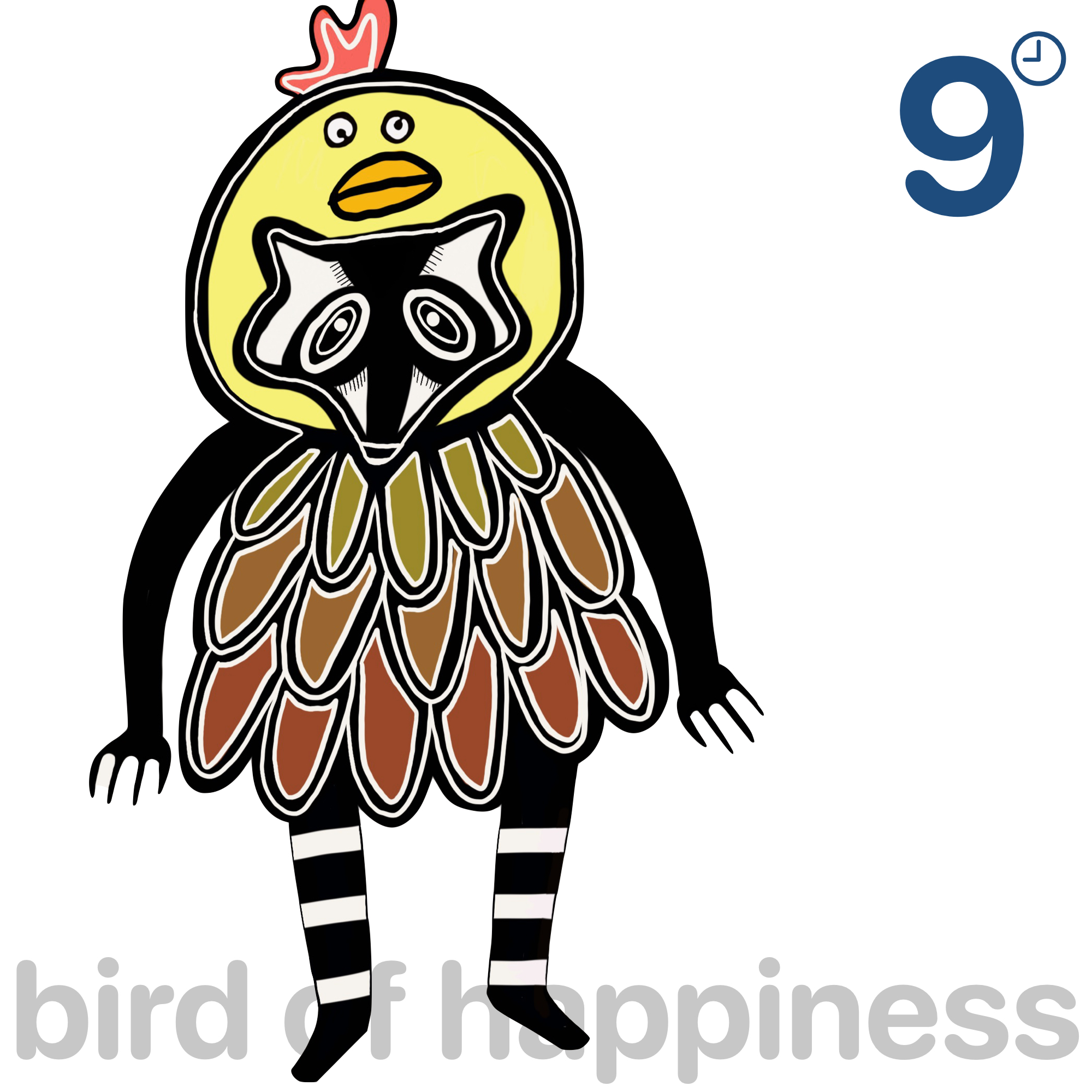 alt="9 o'clock nasty - Bird of Happiness (2023, unsigned) COVER"