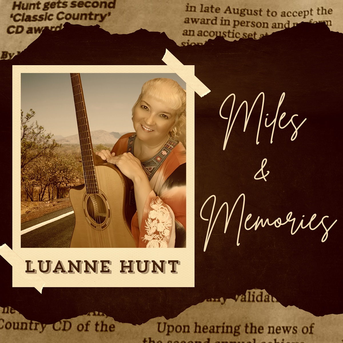 alt="Luanne Hunt - Miles & Melodies (2024, Star Creek Entertainment) COVER"