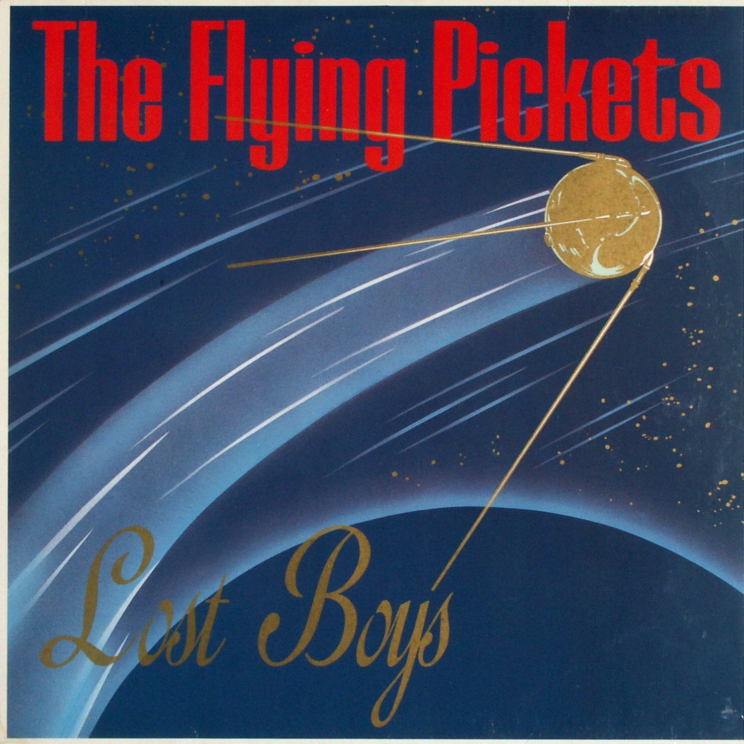 alt="The Flying Pickets - Lost Boys (1984, 10 Records / Virgin Records) COVER"