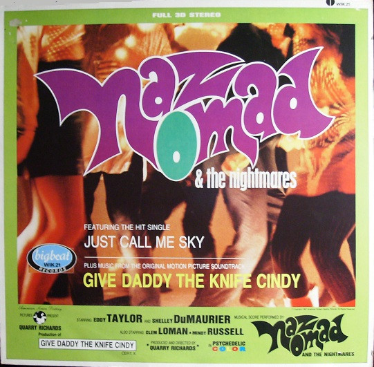 alt="Naz Nomad and the Nightmares - Give Daddy the Knife Cindy (1984, Big Beat Records) COVER"